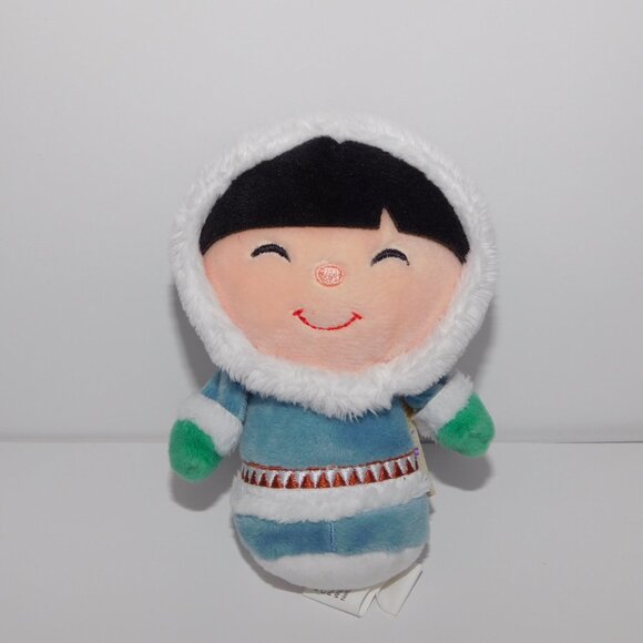 Hallmark Itty Bittys Limited Edition Frosty Friends Eskimo 4.5" Plush stuffed - Picture 3 of 6